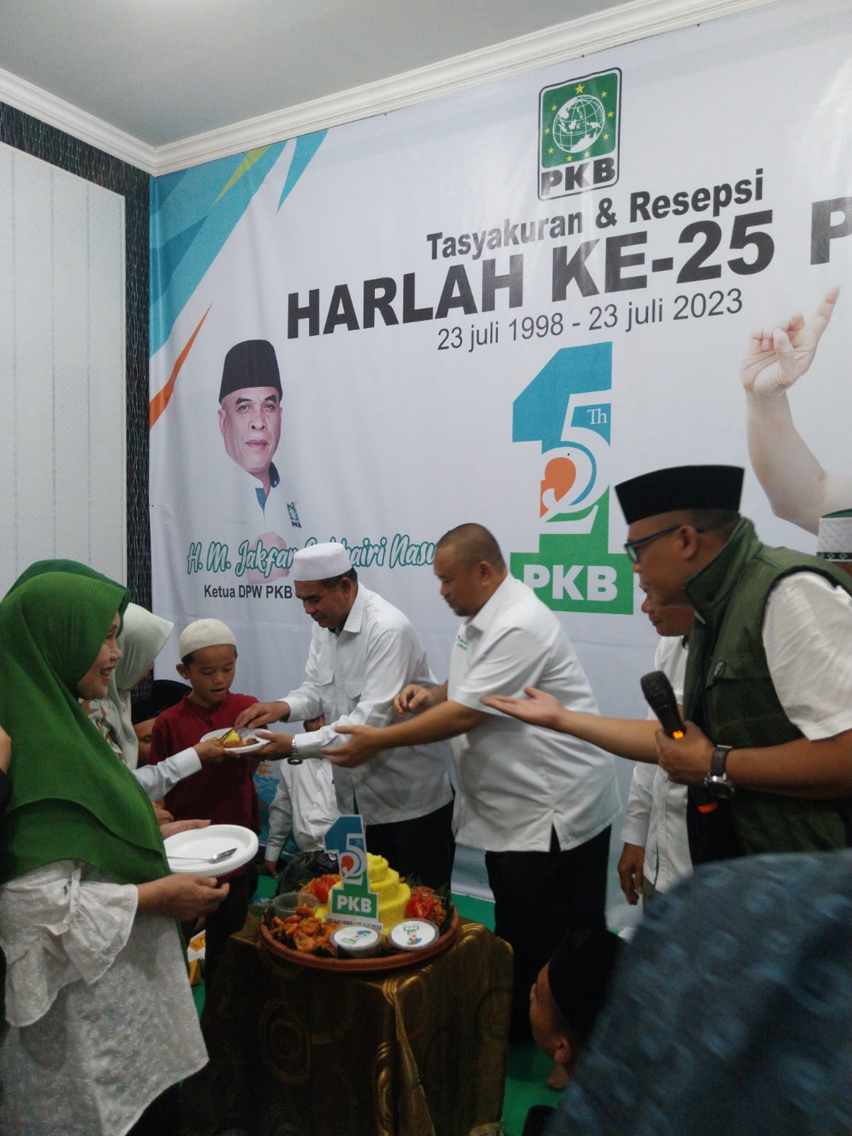 DPW PKB Sumut Tasyakuran Harlah PKB ke 25 Tahun, gelar Sholawat dan Santunan Anak Yatim