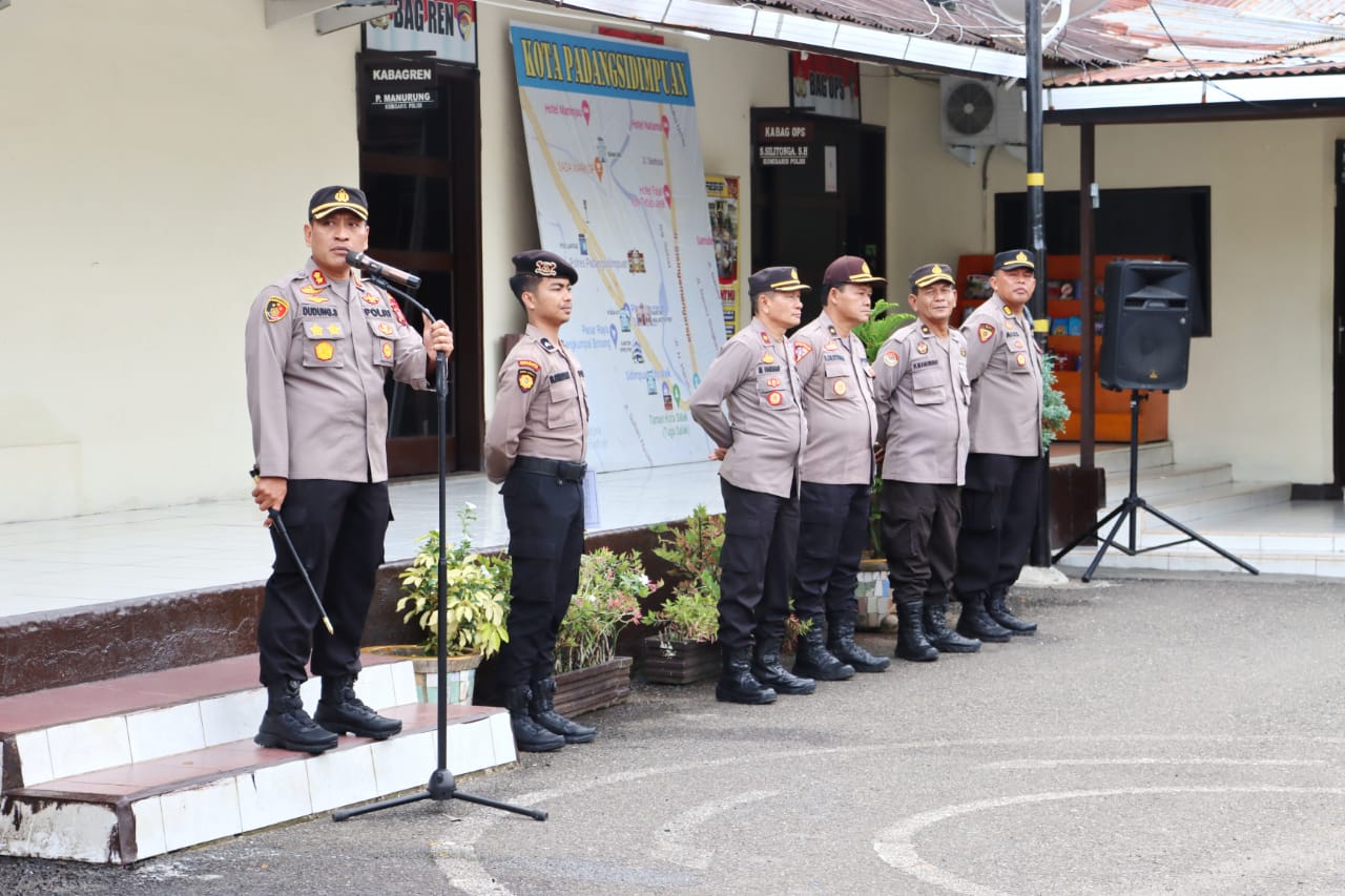 Pimpin Apel Pagi, AKBP Dudung Setyawan Sampaikan Program Prioritas Kapolda Sumut ke Seluruh Personil Polres Padangsidimpuan
