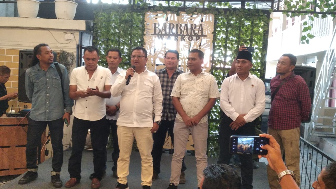 Pererat Silaturahmi Polres Asahan Dengan Wartawan, Kasat Reskrim Yang Baru Mansi Dengan Wartawan