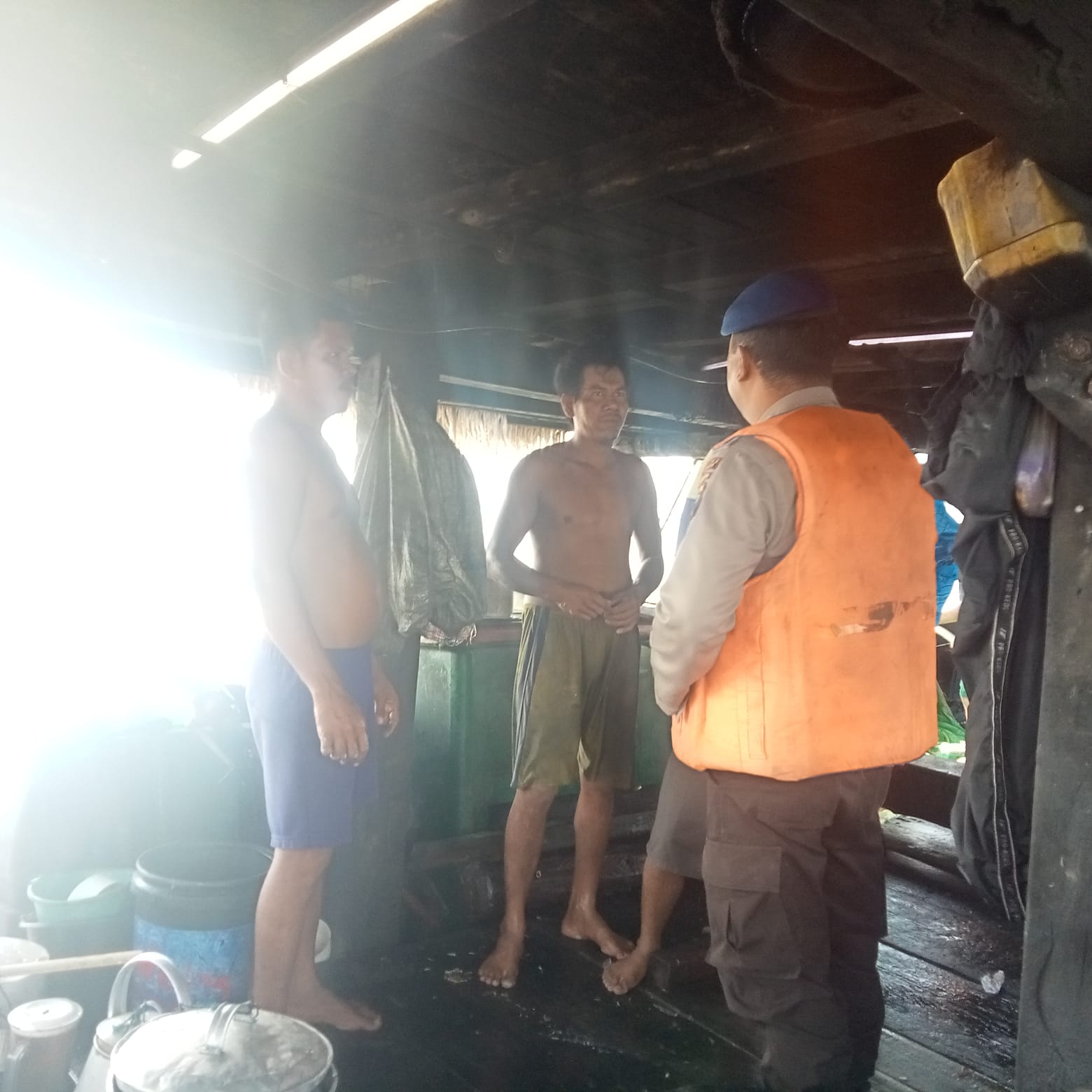 Satpolairud Polres Asahan Patroli, Cegah Gangguan dari Laut