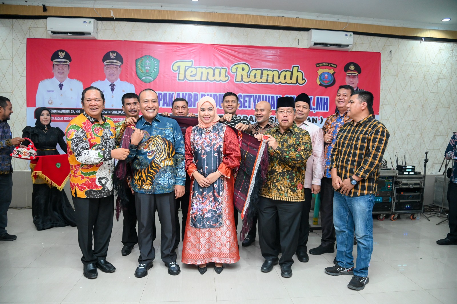 Gelar Ramah Tamah, Walikota PSP Irsan Efendi Nasution Dukung Tugas-tugas KapolresÂ 