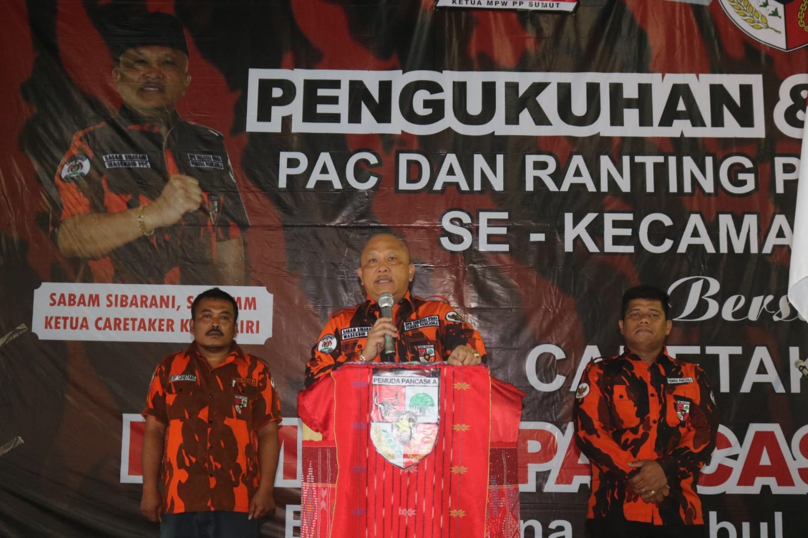 Muscab MPC PP, Sabam Sibarani Siap Besarkan Pemuda Pancasila Dairi