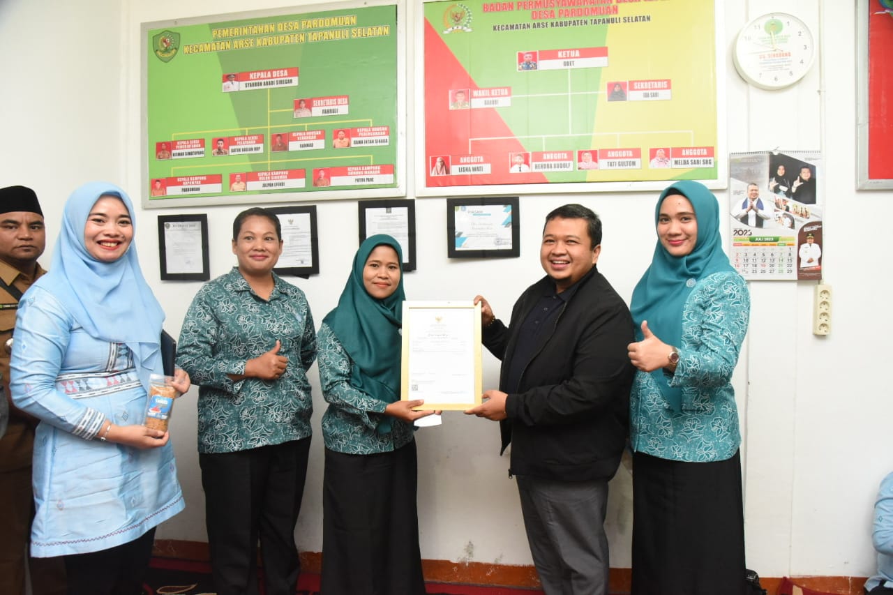 UP2K-PKK Desa Pardomuan Arse Tapsel dan IVA Test Puskesmas Hanopan Masuk Tujuh Besar Dari 33 Kabupaten/Kota se-Sumut,Ini Penjelasan Bupati Dolly Pasaribu