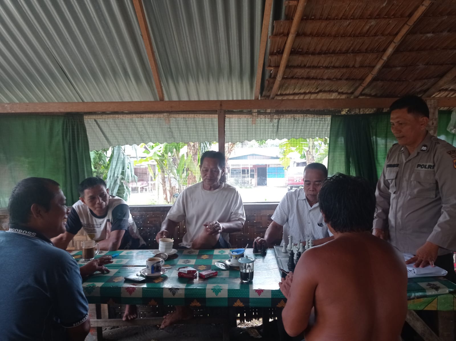 Personel Polsek Bandar Pasir Mandoge Jumat Curhat, Ini Pembahasaanya