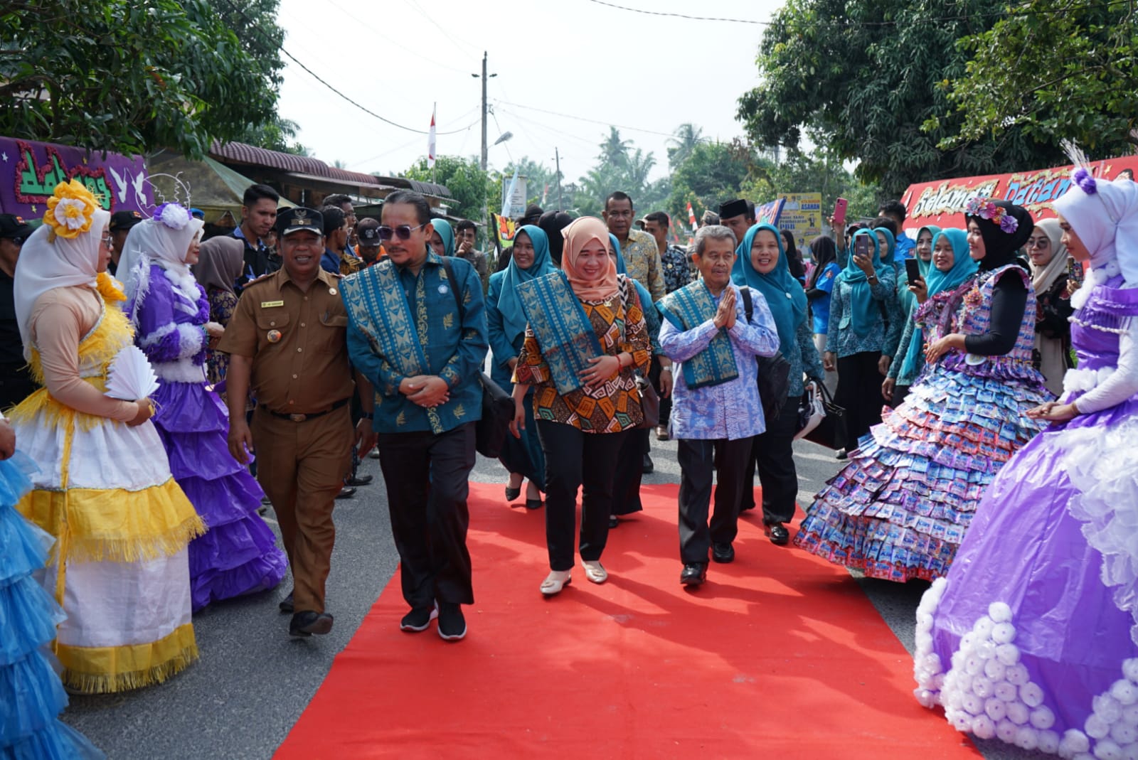 Tim Evaluasi TP PKK Provinsi Sumatera Sambangi Desa Sipaku Area Kabupaten Asahan