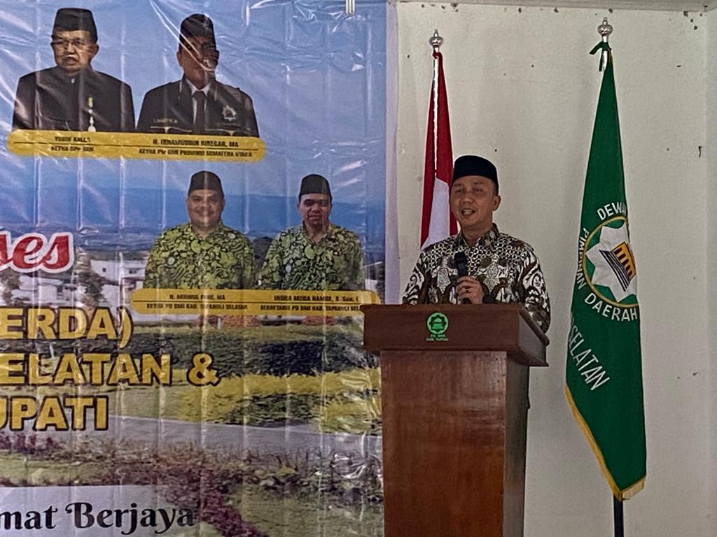 Buka Rakerda DMI, Bupati Dolly Pasaribu Ajak Ke Seluruh Pengurus Untuk Saling Bersinergi Dalam Wujudkan Pembangunan di Tapsel
