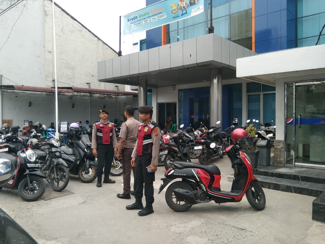 Sat Samapta Polres Asahan laksanakan patroli Perbankan cegah aksi kriminal