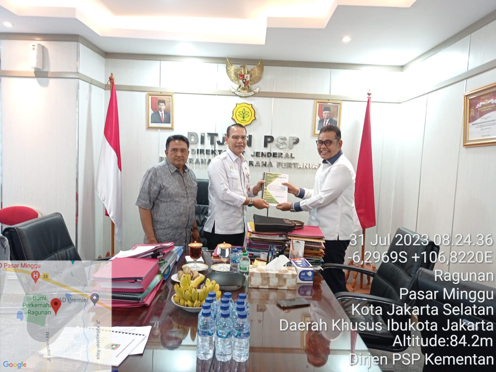 Bupati SolokÂ  Sambangi Kementerian Pertanian RI untuk Percepat Pembangunan Kawasan Pertanian