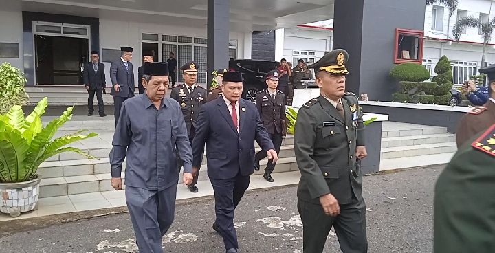 Hadiri HUT Bhayangkara ke 77,Ketua DPRD Tapsel Abdul Basith Ucapkan Selamat dan Apresiasi Kinerja Polres Tapsel