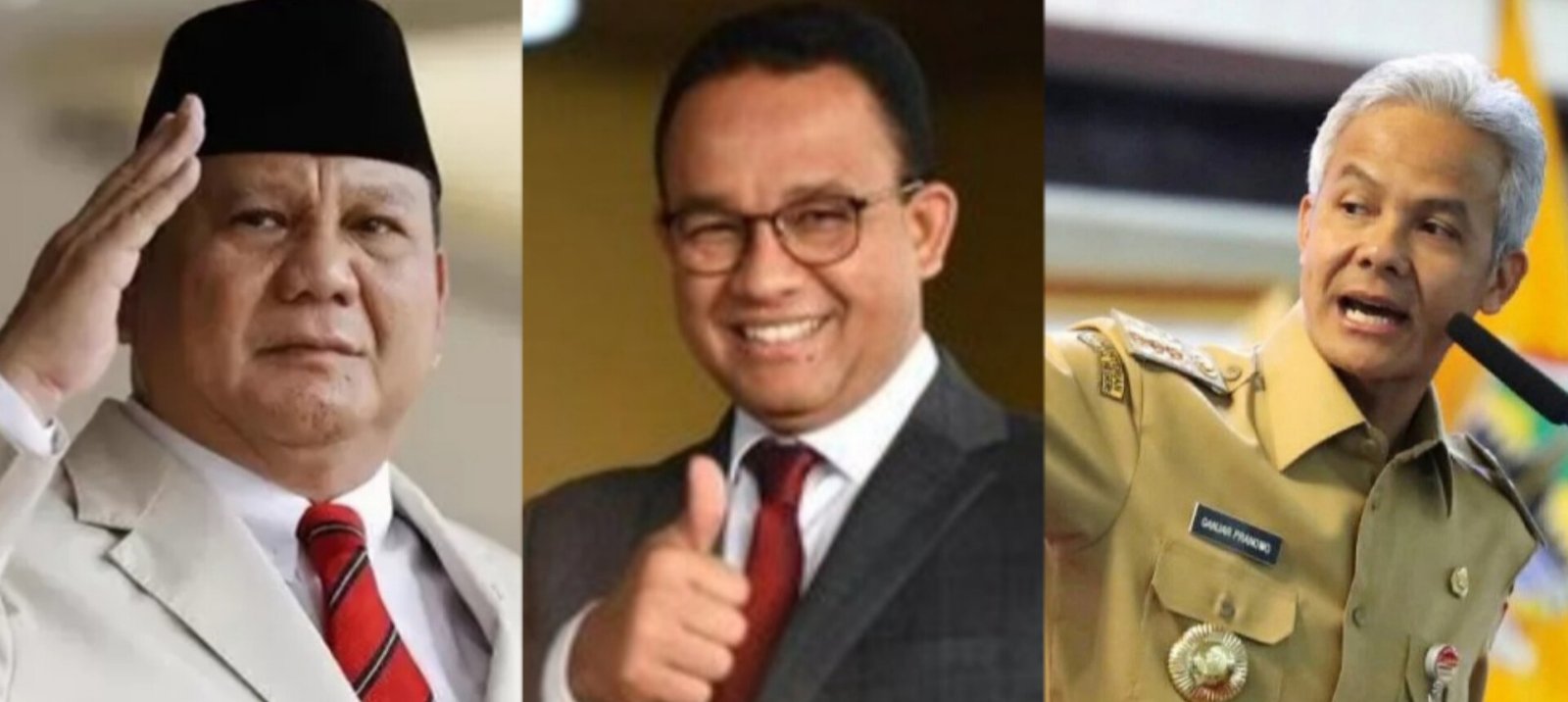 10 Lembaga Survei Soroti 3 Nama Capres, Prabowo dan Ganjar Sengit, Anies Kuda Hitam