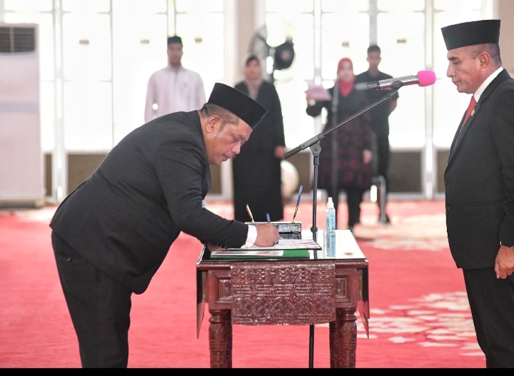 Kukuhkan Kepala Perwakilan BKKBN Sumut, Edy Rahmayadi Tekankan Upaya Penurunan Stunting Harus Terus Diperkuat