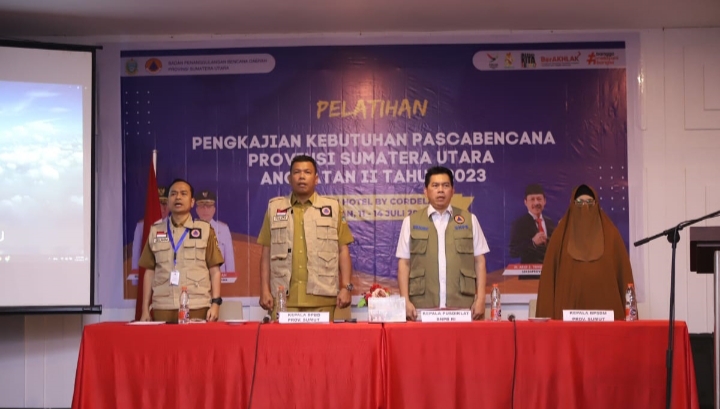 BPBD Sumut Gelar Latihan Pengkajian Kebutuhan Pascabencana