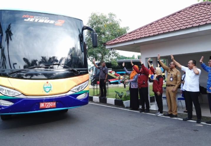Lepas Relawan Sumut Mengajar, Ketua GPMB Sumut Berharap Minat Baca Terus Meningkat