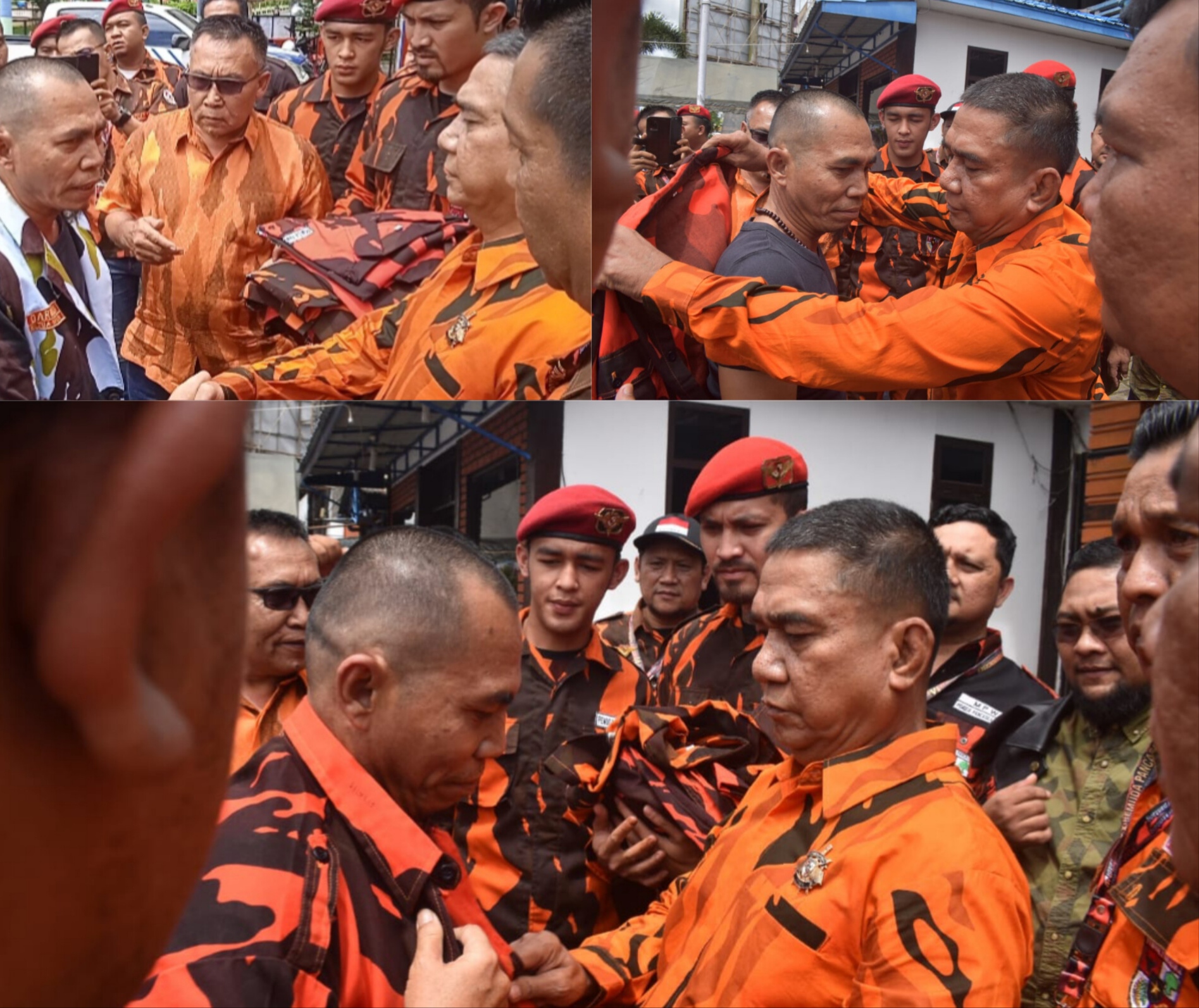 Bung Fahdriansyah Siregar bersama BP2C Bung Novan Efendy Siregar Sambut Pengurus IPK yang Bergabung ke Pemuda Pancasila Jelang Muscab ke VI Padangsidimpuan