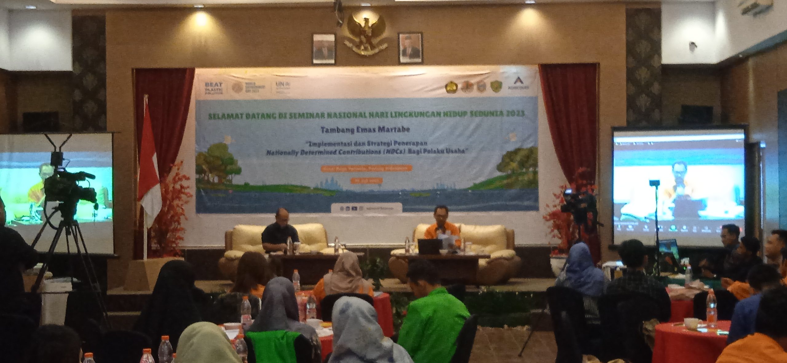 Seminar Hari Lingkungan Hidup Sedunia 2023 di Mega Permata Padangsidimpuan,PTAR Dukung Capaian Target Kontribusi dari Pemerintah
