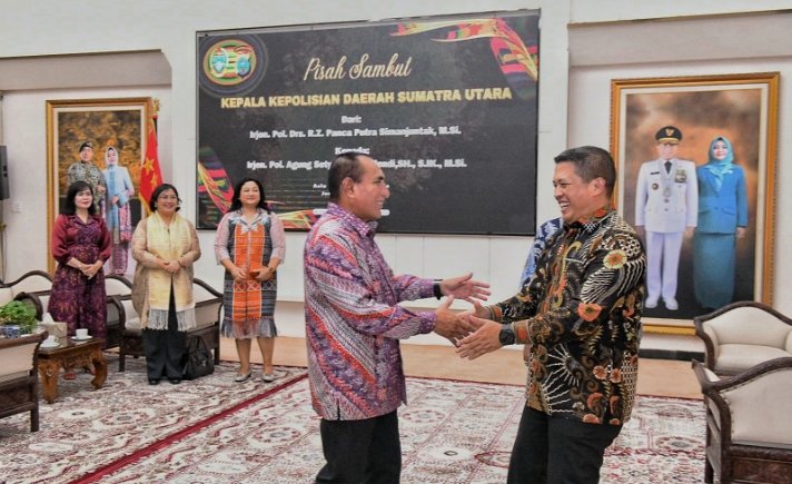 Pisah Sambut Kapolda Sumut dari Panca Putra ke Imam Effendi, Gubernur Sebut Keakraban Sumut Terkesan Galak, Tetapi Semuanya Baik