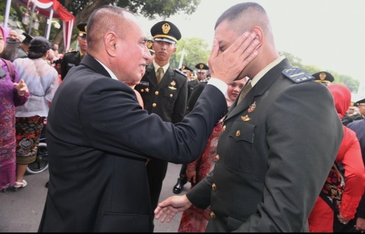 Bangga Anaknya Dilantik Jadi Perwira TNI oleh Presiden, Edy Rahmayadi: Khatam Mendidik Anak Saya