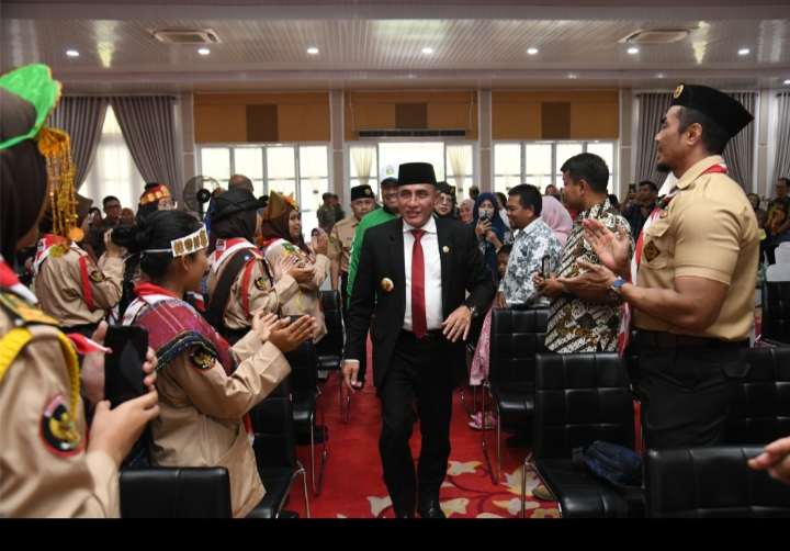 Pemprov Sumut Kirim 34 Kontingen ke Jambore Internasional, Edy Rahmayadi Ingin Pramuka Lebih Maju