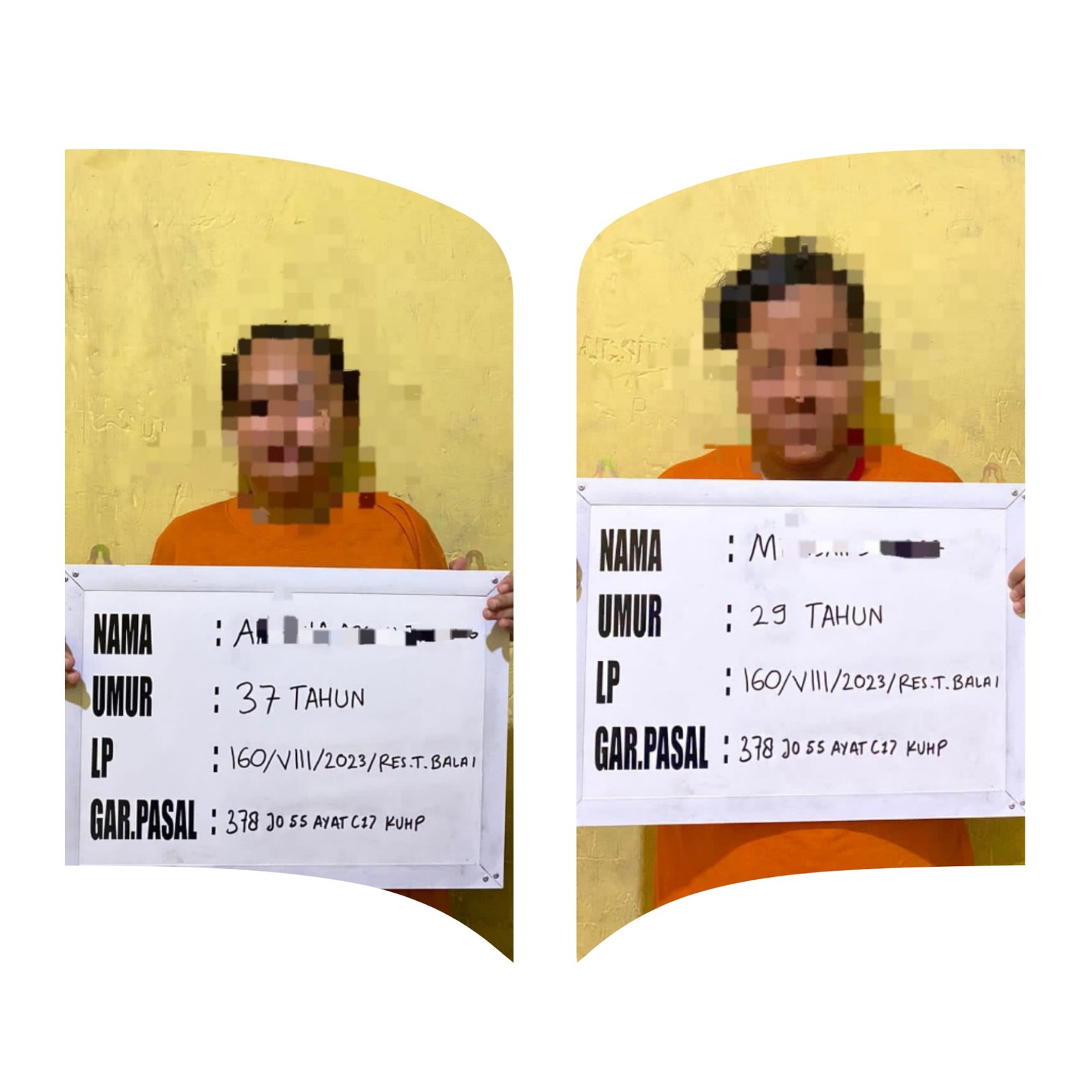 Dua Polwan Palsu Ditangkap Polisi
