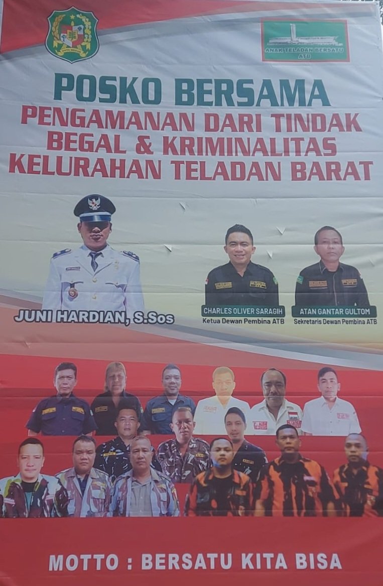 Ketum DPP LSM PAKAR Indonesia Atan Gantar Gultom Apresiasi Lurah Teladan Barat Dirikan Posko Perangi Kriminalitas dan Begal