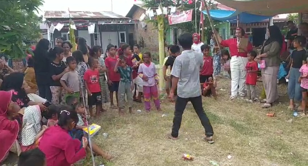 Warga Jln Perjuangan II Desa Bandar Setia Merayakan HUT RI Ke 78 Dengan Kesederhanaan