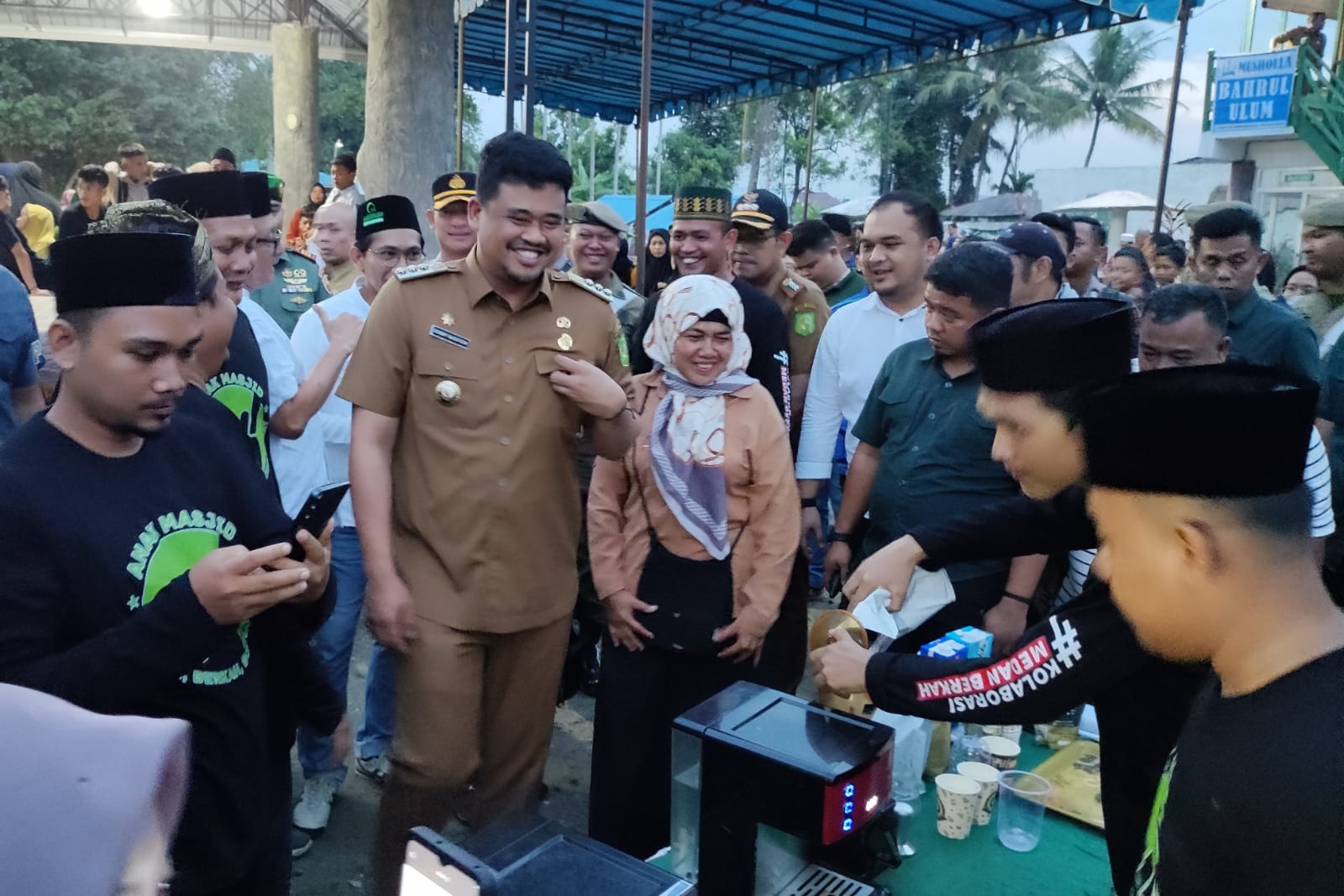 Gebyar Muharram, Bobby Nasution Silaturahmi dengan Warga Marelan