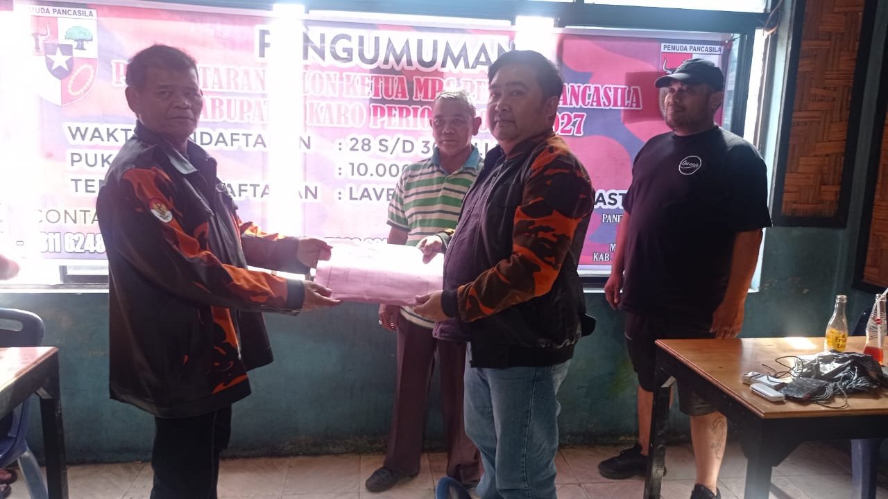 Muscab Pemuda Pancasila Kab Karo Siap Digelar, Darma Ginting Calon Tunggal