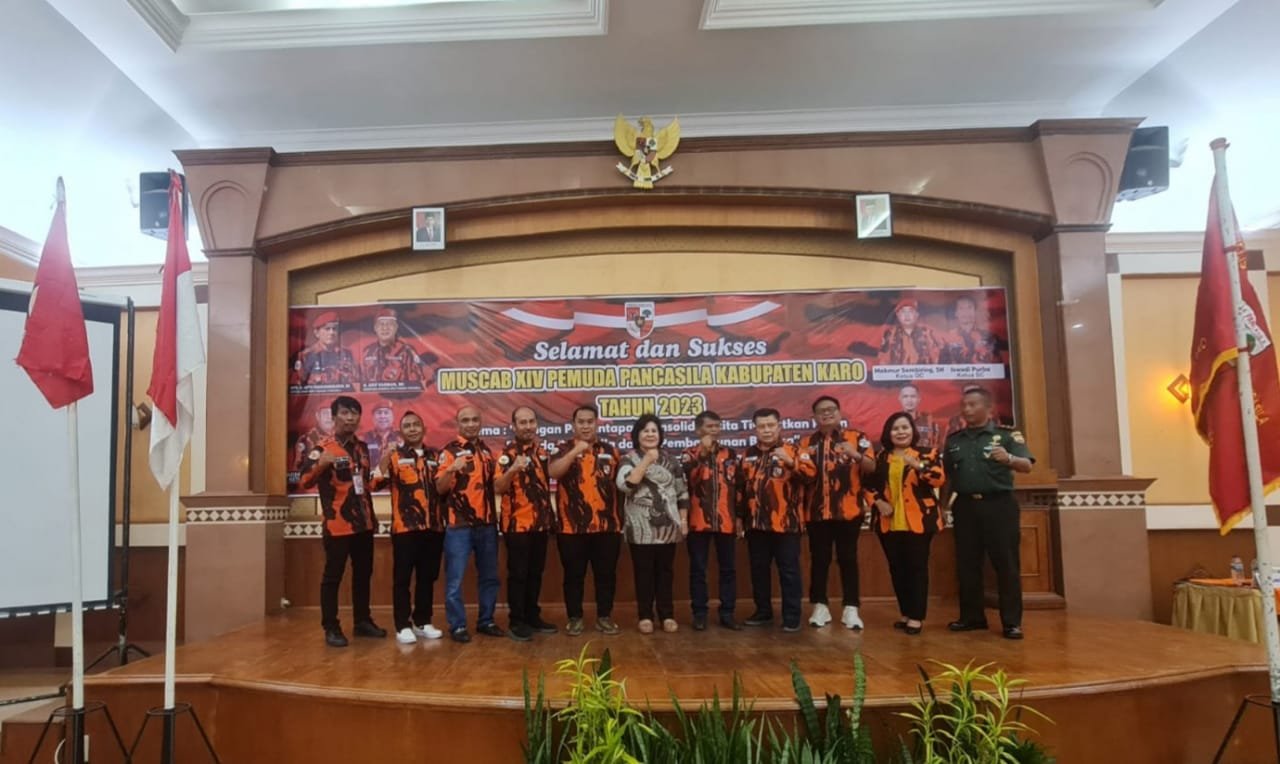 Darma Ginting Kembali Pimpin MPC Pemuda Pancasila Kab Karo, Bupati Cory : Ajak Kader Pemuda Pancasila Sama-sama Bangun Tanah Karo