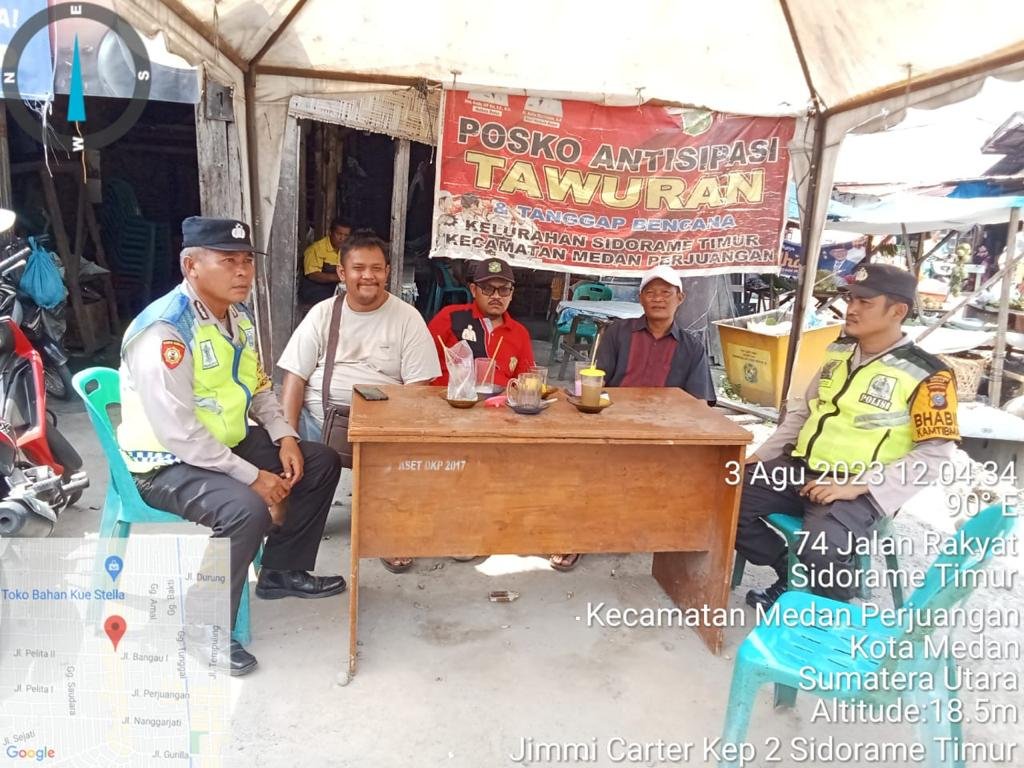 Antisipasi Tawuran dan Begal, Kecamatan Medan Perjuangan Intensifkan Posko Mulai Pagi Hingga Dini Hari