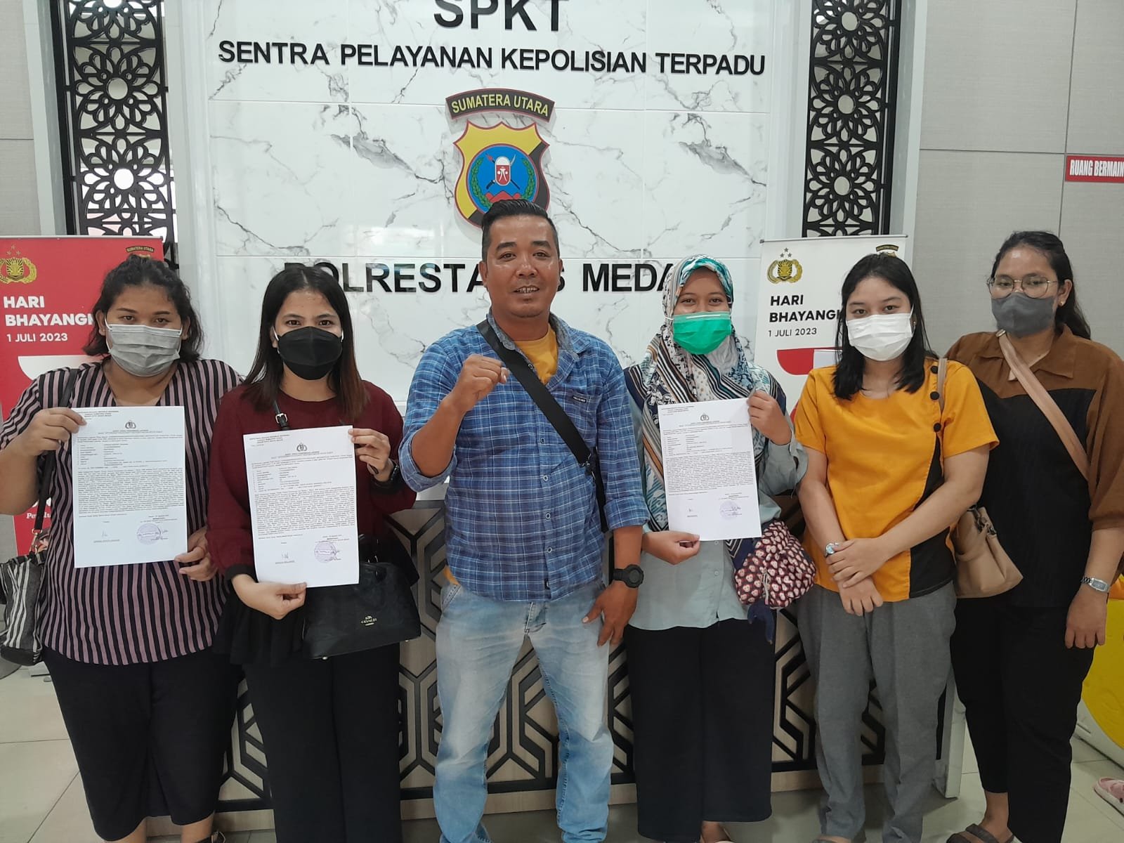 Di Polisikan 5 Karyawan Apotik, Kepala HRD  Departemen SDM RS Murni Teguh Bungkam Saat Dikonfirmasi