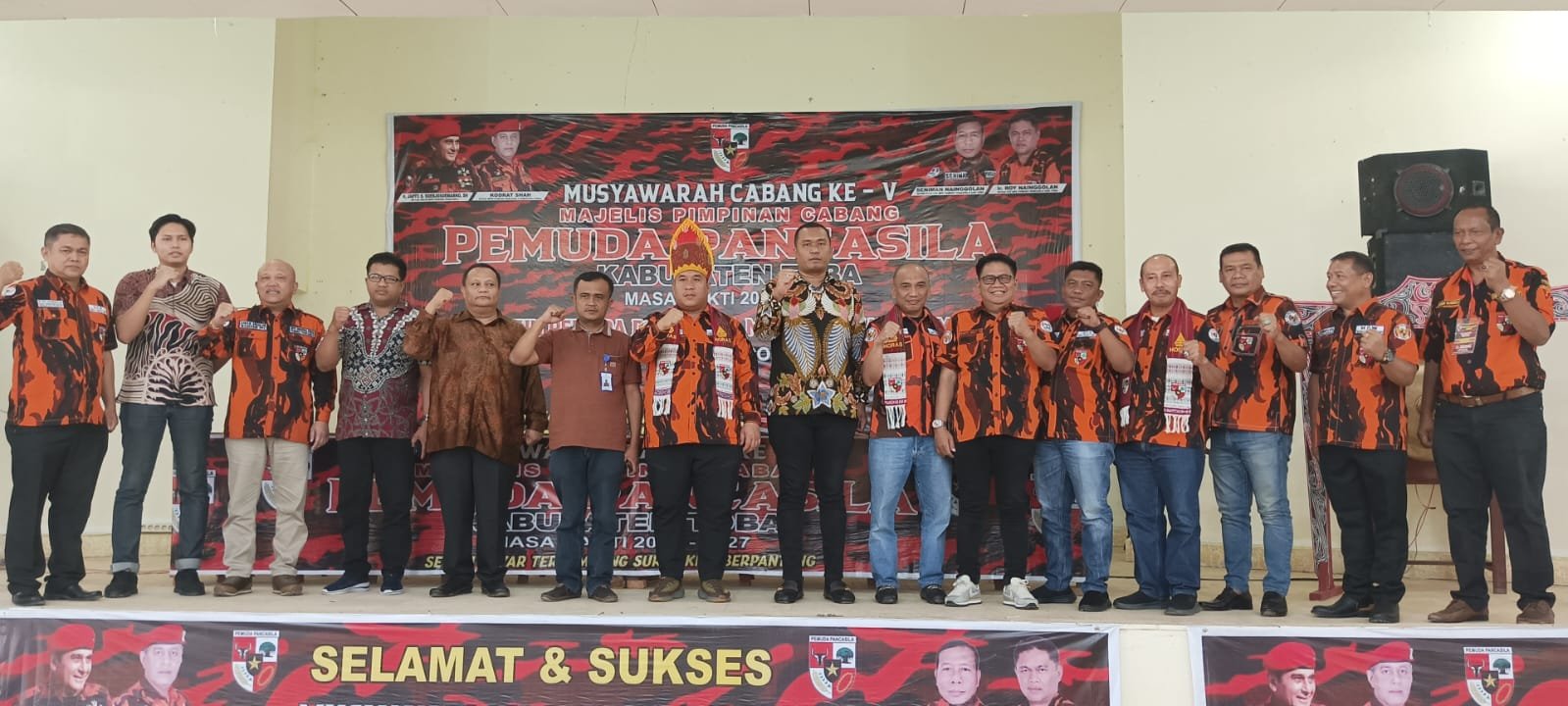 Sopar Sianipar Terpilih Secara Aklamasi Pimpin MPC Pemuda Pancasila Kabupaten Toba Priode 2023 - 2027