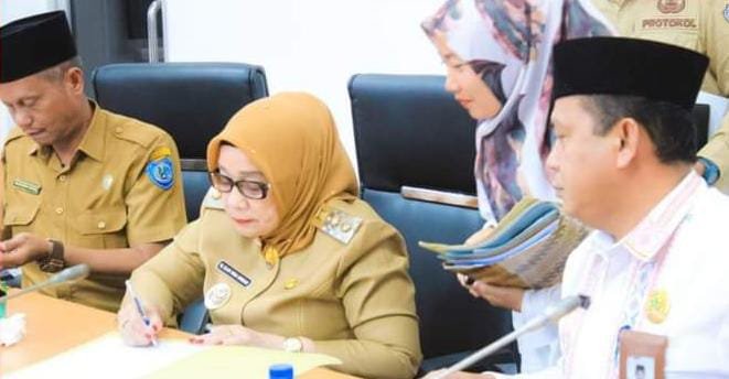 Wabub Hadiri Pemilihan Pimpinan Bazna Labuhanbatu