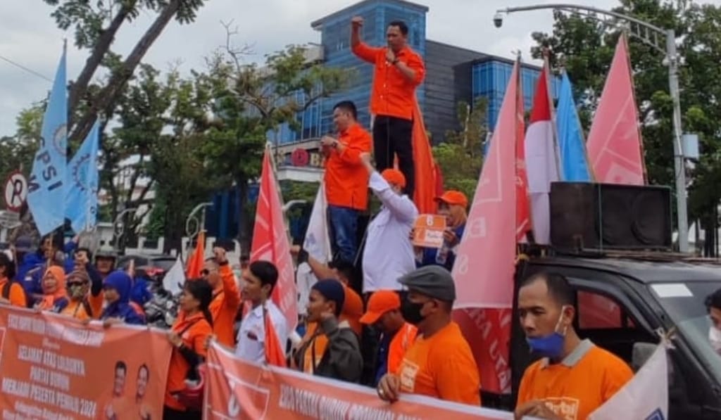 Partai Buruh Sumut Aksi 09 Agustus 2023, Kerahkan Seribu Buruh Tuntut Cabut UU Cipta Kerja dan Kenaikan Upah