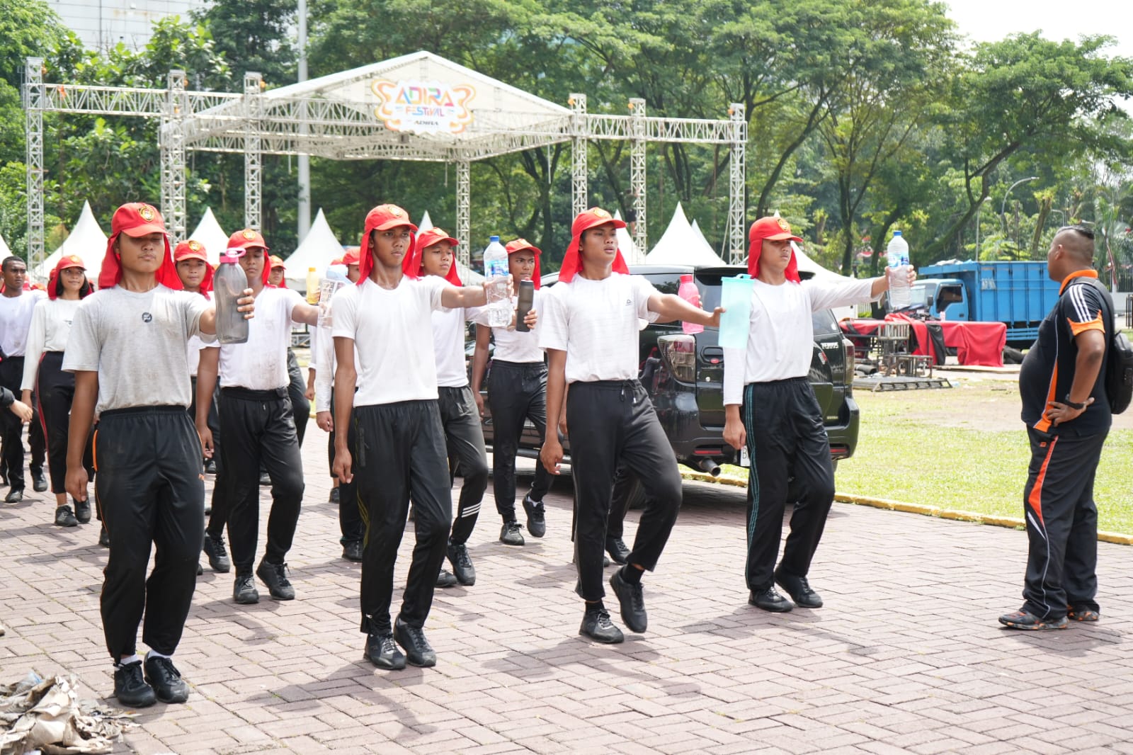 Paskibraka Kota Medan Jalani Latihan Jelang HUT RI ke -78