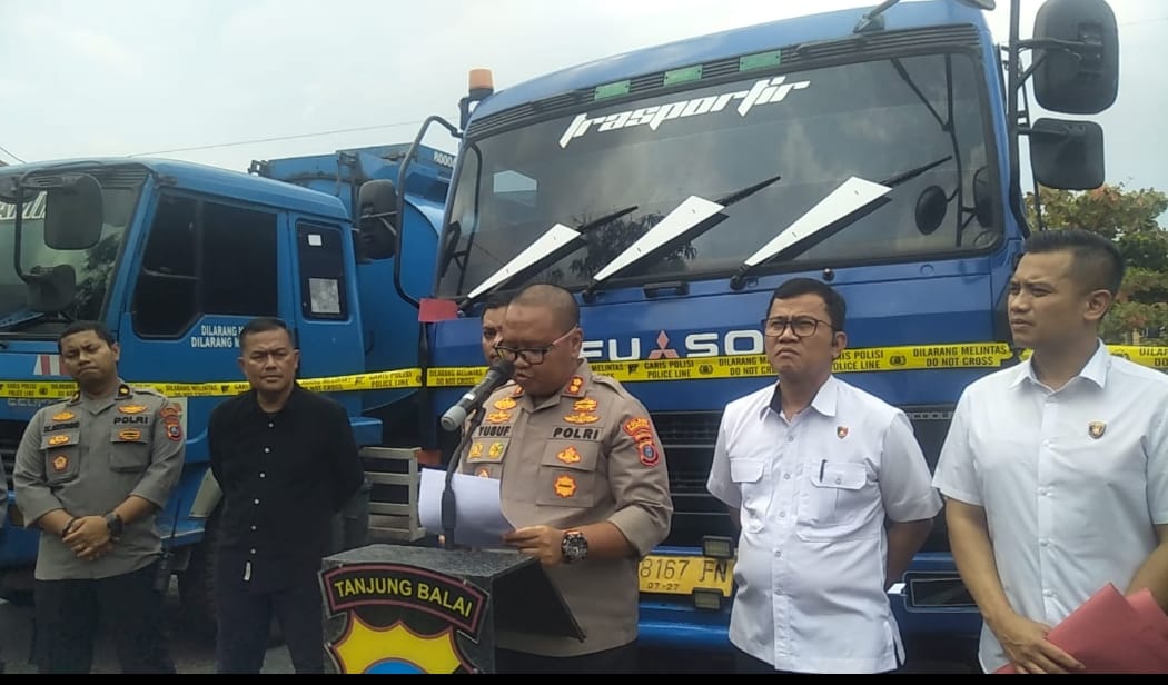 Polda Sumut & Polres Tanjungbalai Ungkap Kasus Penyalahgunaan BBM Tanpa Izin