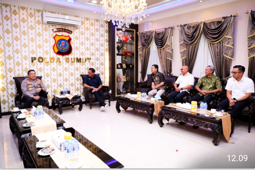Kapolda Sumut Menerima Audiensi Pimpinan & Pejabat Utama PTPN II