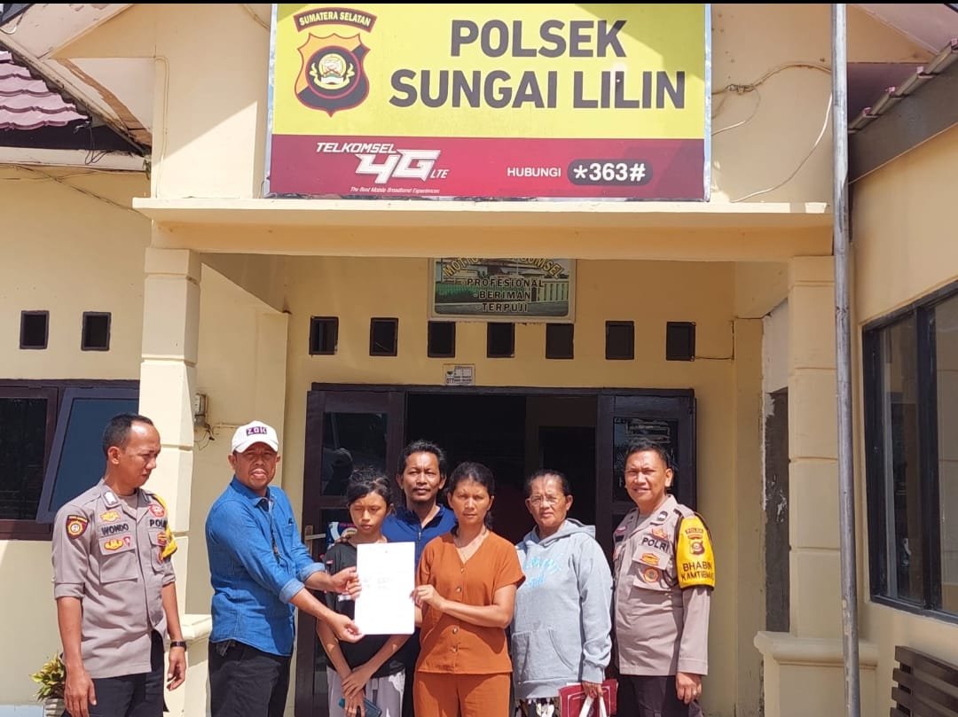 Polsek Biru-Biru Amankan Anak Wanita Kabur dari Rumah di Palembang