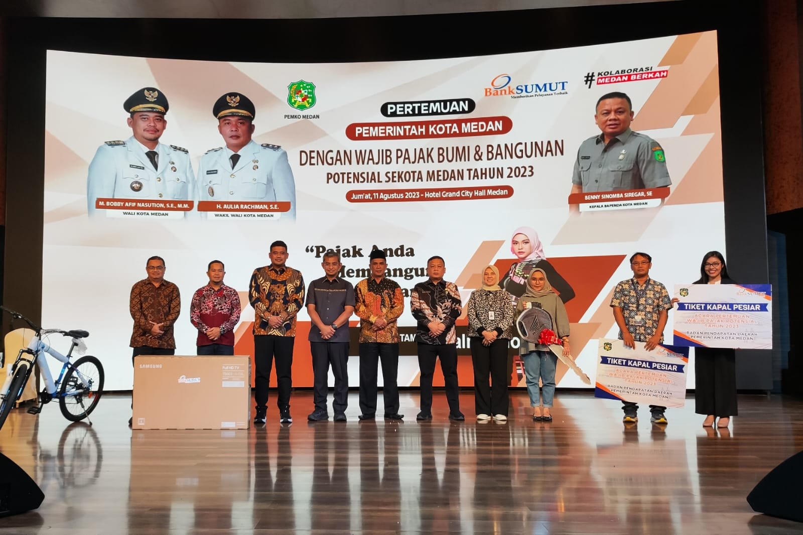 Bobby Nasution Berharap WP Segera Bayarkan Pajaknya Untuk Percepatan Pembangunan Kota