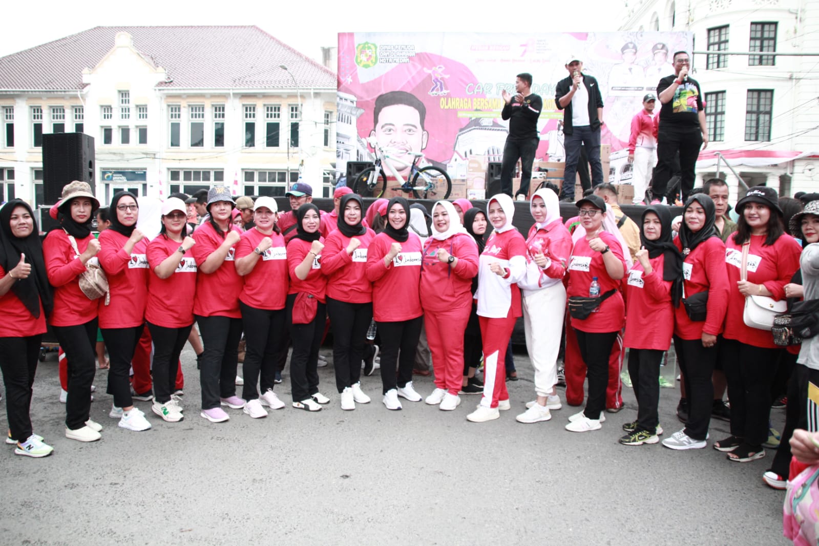 Tidak Hanya Warga Medan, CFD juga diramaikan Warga Luar Kota Medan