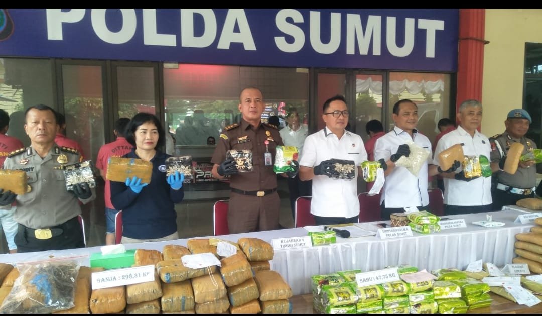 Pelaku Gunakan Data Palsu untuk Selundupkan Narkoba!!! Ini kata Dir Narkoba Poldasu