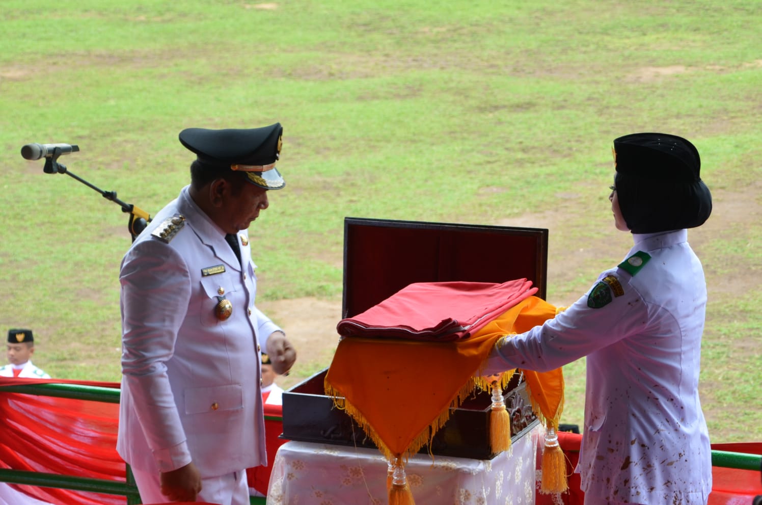 Upacara HUT ke-78 Detik-detik Proklamasi Kemerdekaan Republik Indonesia di Kota Padangsidimpuan Berjalan Sukses