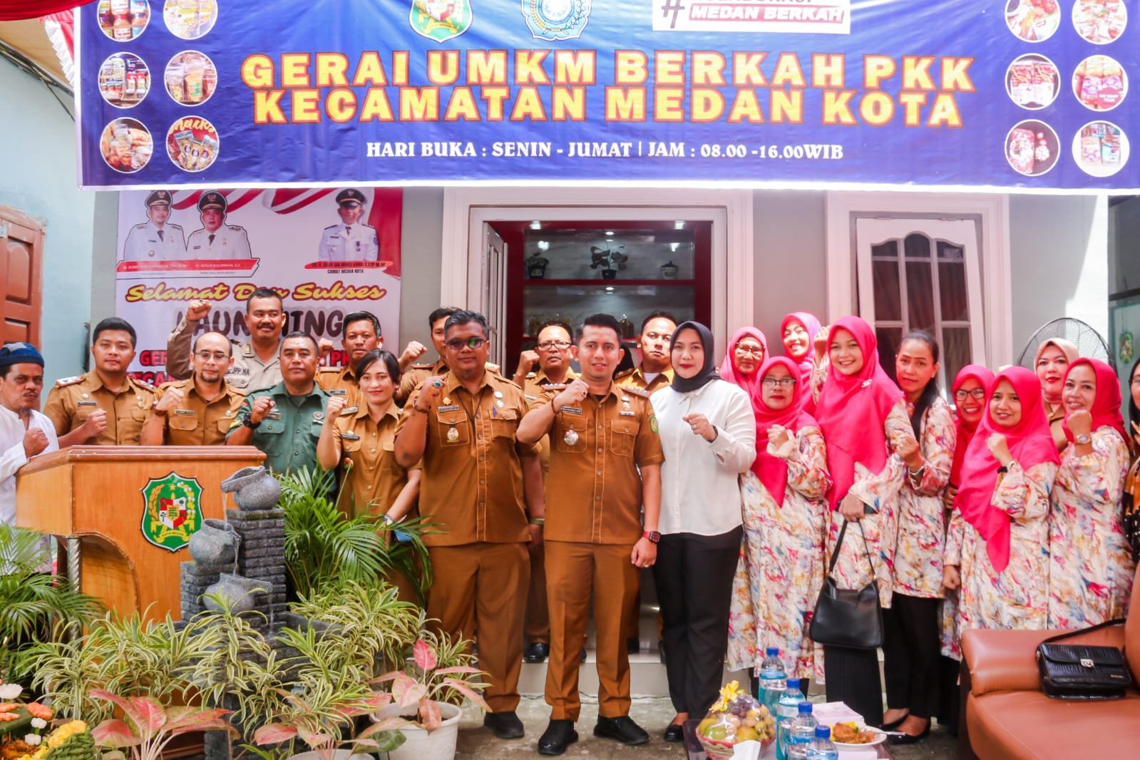 Wadahi Pelaku Usaha, Kecamatan Medan Kota Luncurkan Gerai UMKM Berkah