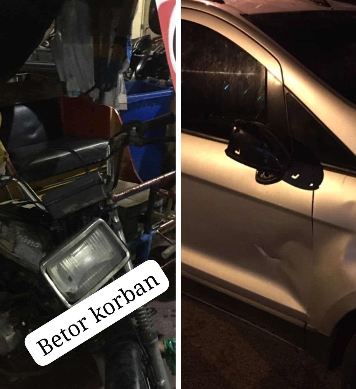 Mencoba Kabur !! Mobil Pelaku Tabrak Lari Betor di SM Raja Diamankan Massa Didepan Pasar Simp Limun Medan