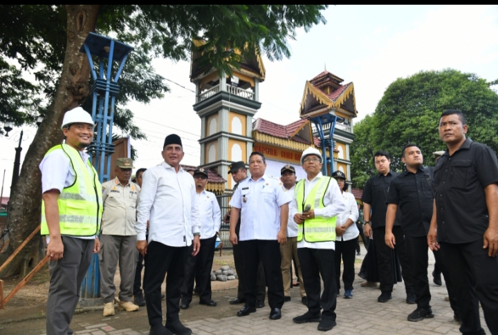 Kunker ke Kota Tebingtinggi, *Edy Rahmayadi Resmikan Ponpes dan Rumah Tahfiz, serta Penataan Lapangan Merdeka*