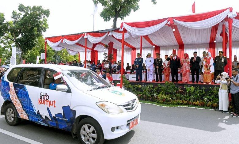 Ribuan Orang Saksikan Pawai Pembangunan Hari Kemerdekaan RI ke-78