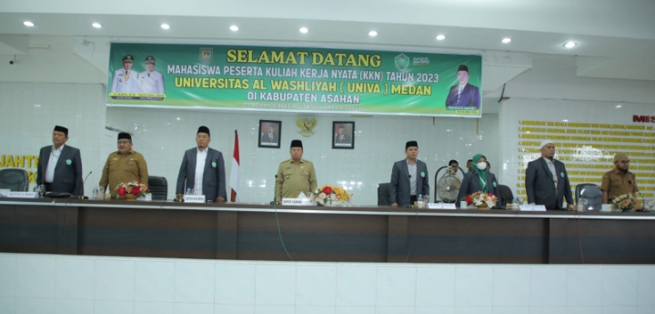 Bupati Asahan Terima Mahasiswa KKN dari UNIVA Medan