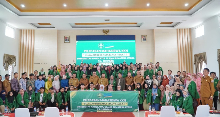 Bupati Deli Serdang H Ashari Tambunan Lepas103 Mahasiswa KKN Tematik UNUSU
