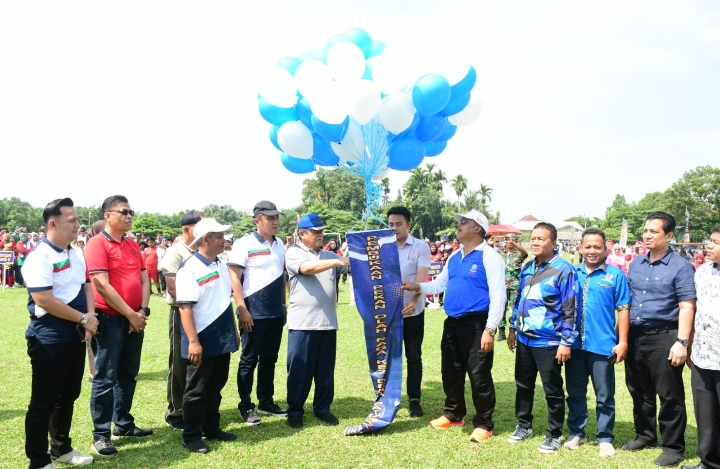 Wabup HM Ali Yusuf Siregar Buka Pordes II Desa Patumbak