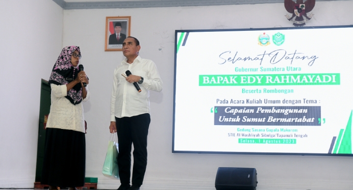 Beri Kuliah Umum ke Mahasiswa di Sibolga, Gusu Harap Anak Muda Tidak Terbelenggu Pola Pikir Lama