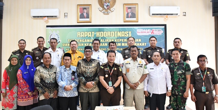 Kejari Sidimpuan Rakor Pakem Tahun 2023, Ini Keterangan Kajari Jasmin Simanullang